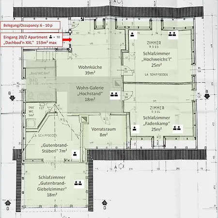 Quellhuette Dachbodn Apartman *